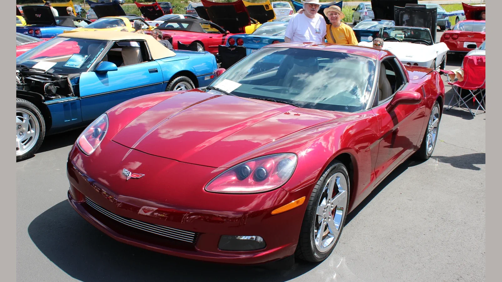 Click to Enlarge-Esc to Close Corvette Generations/C6/C6 2006 Monterey Red Bublitz.webp